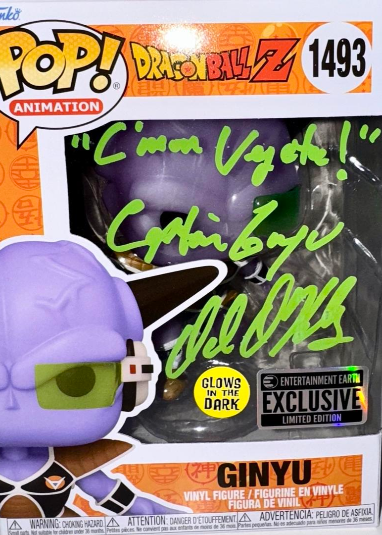 Dale Kelly Signed Funko Pop #1493 "Ginyu" (Dragonball Z) - OC Celebrity Marketing
